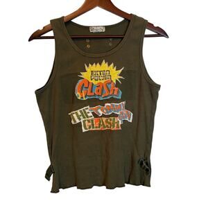 Riley Womens‎ Olive Top Graphic Tee Size Med Y2K Brand Casual Streetwear VTG